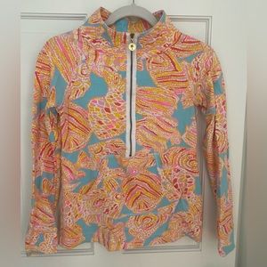Lilly Pulitzer pull over with half zipper